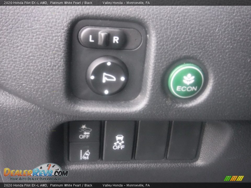 2020 Honda Pilot EX-L AWD Platinum White Pearl / Black Photo #12