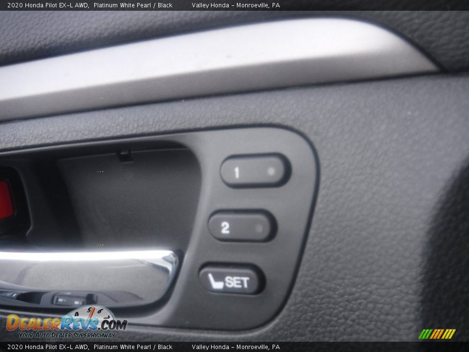 2020 Honda Pilot EX-L AWD Platinum White Pearl / Black Photo #14
