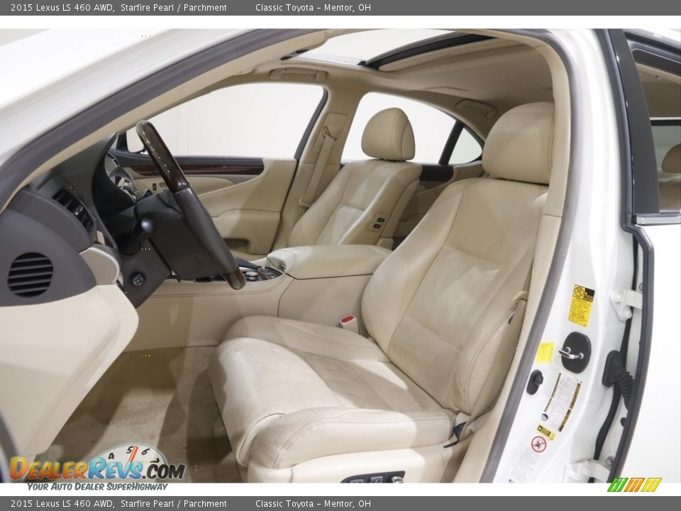 Parchment Interior - 2015 Lexus LS 460 AWD Photo #5