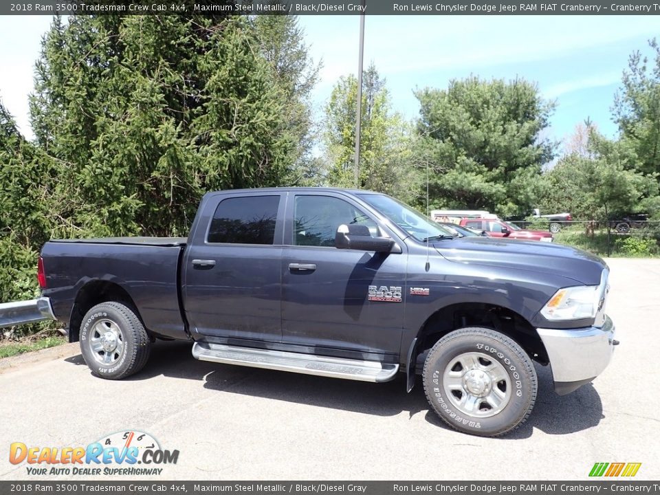 Maximum Steel Metallic 2018 Ram 3500 Tradesman Crew Cab 4x4 Photo #4