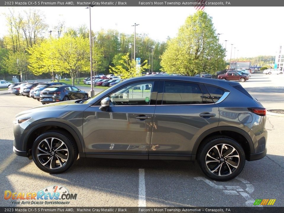 2023 Mazda CX-5 S Premium Plus AWD Machine Gray Metallic / Black Photo #6