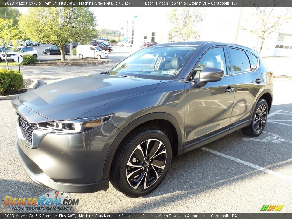 2023 Mazda CX-5 S Premium Plus AWD Machine Gray Metallic / Black Photo #7