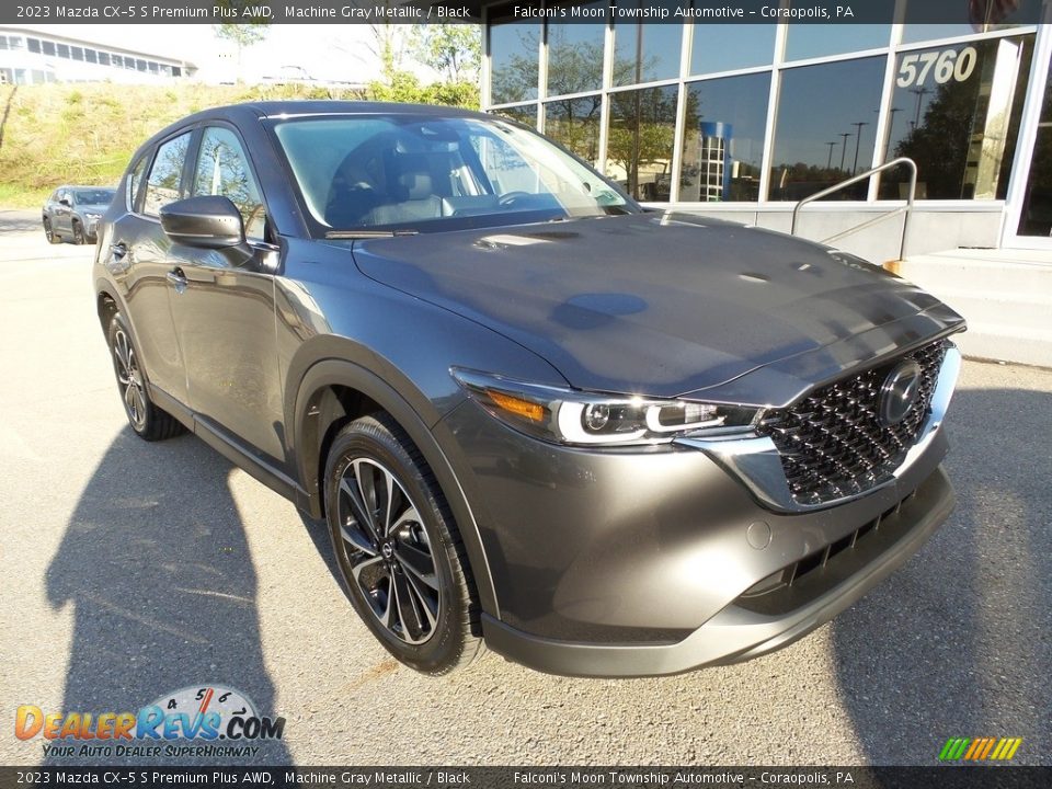 2023 Mazda CX-5 S Premium Plus AWD Machine Gray Metallic / Black Photo #9