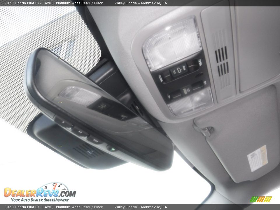 2020 Honda Pilot EX-L AWD Platinum White Pearl / Black Photo #24