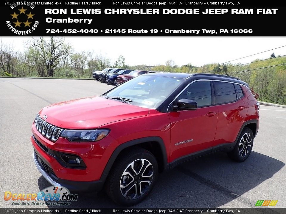 2023 Jeep Compass Limited 4x4 Redline Pearl / Black Photo #1