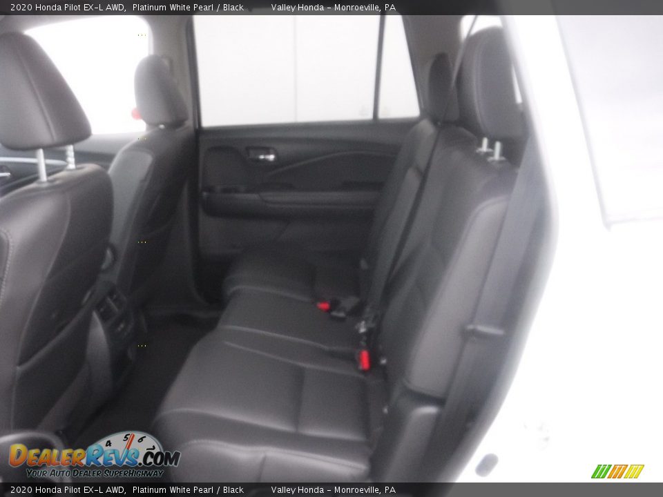 2020 Honda Pilot EX-L AWD Platinum White Pearl / Black Photo #28