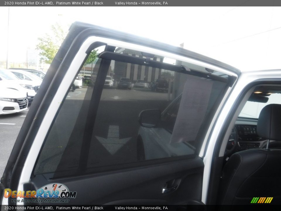 2020 Honda Pilot EX-L AWD Platinum White Pearl / Black Photo #29