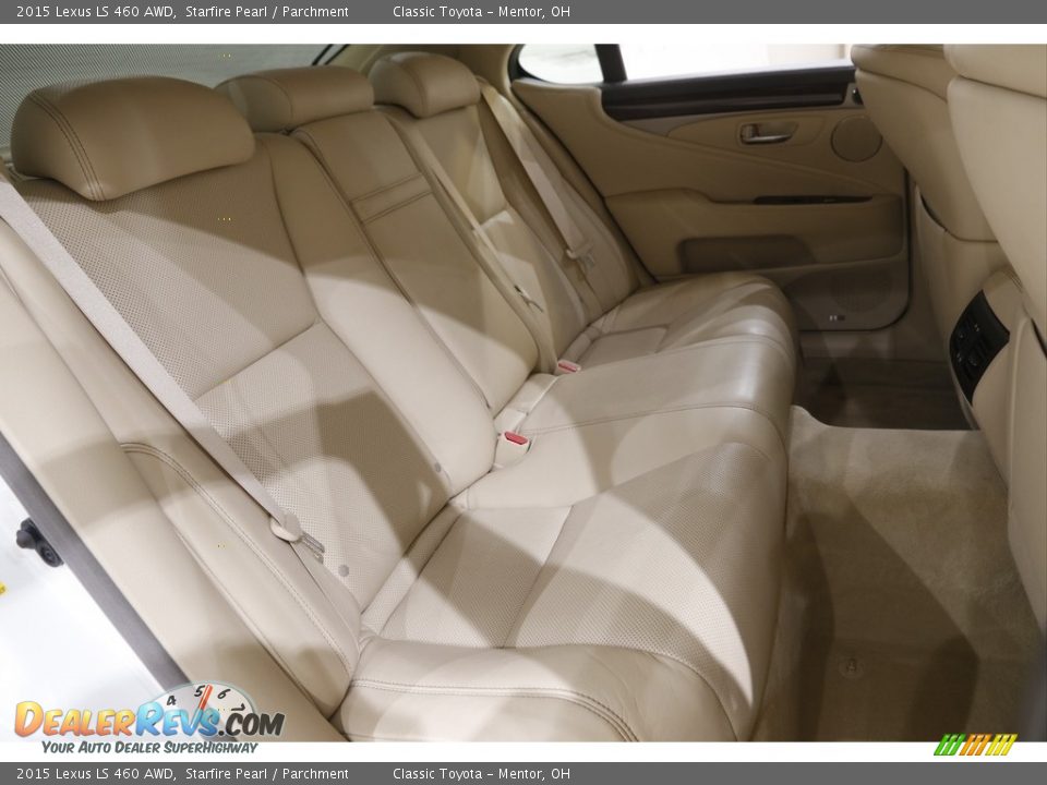 Rear Seat of 2015 Lexus LS 460 AWD Photo #18