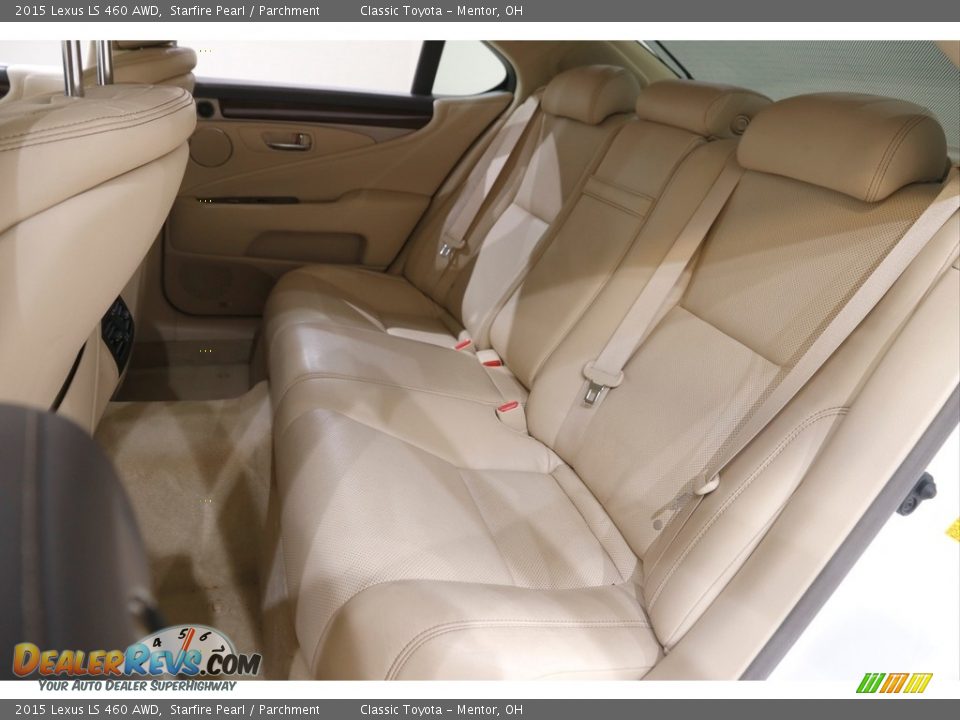 Rear Seat of 2015 Lexus LS 460 AWD Photo #19