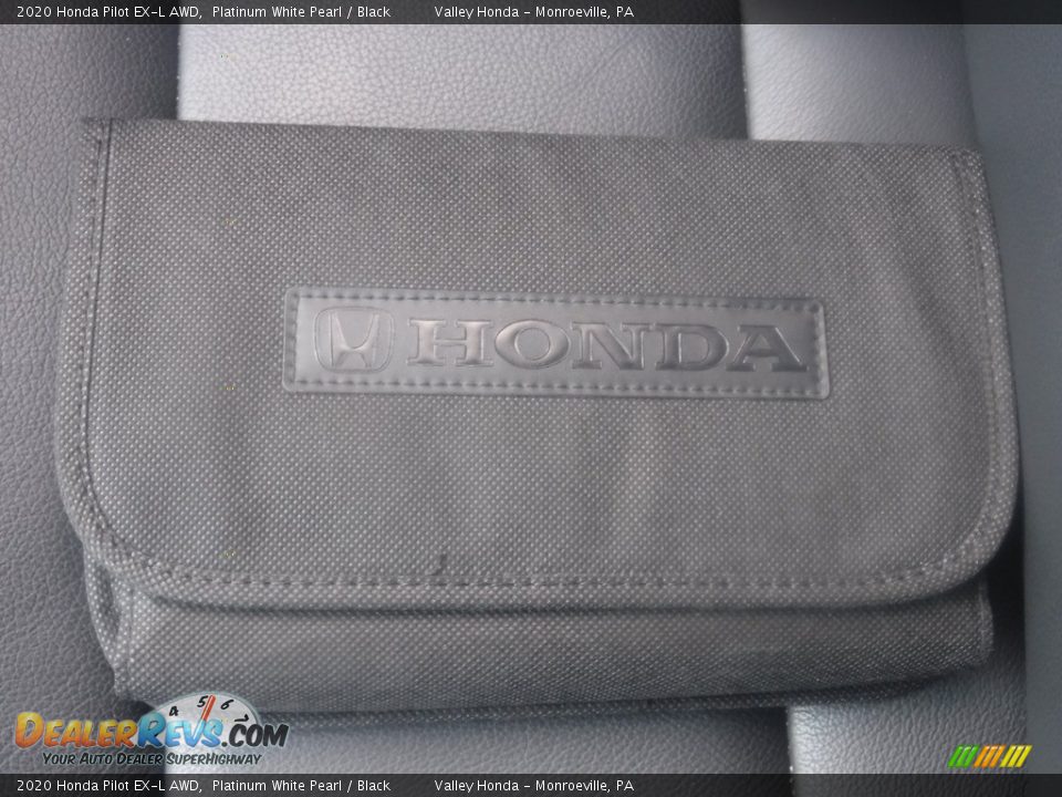 2020 Honda Pilot EX-L AWD Platinum White Pearl / Black Photo #33