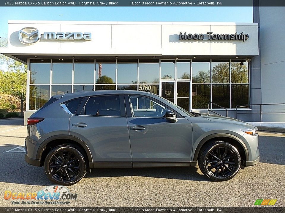 2023 Mazda CX-5 S Carbon Edition AWD Polymetal Gray / Black Photo #1