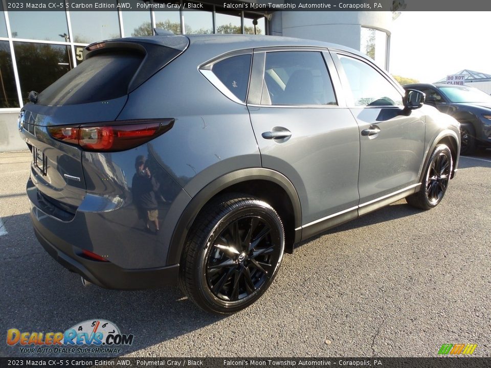 2023 Mazda CX-5 S Carbon Edition AWD Polymetal Gray / Black Photo #2