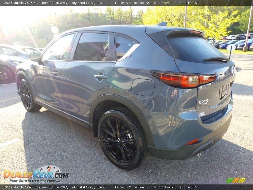 2023 Mazda CX-5 S Carbon Edition AWD Polymetal Gray / Black Photo #5