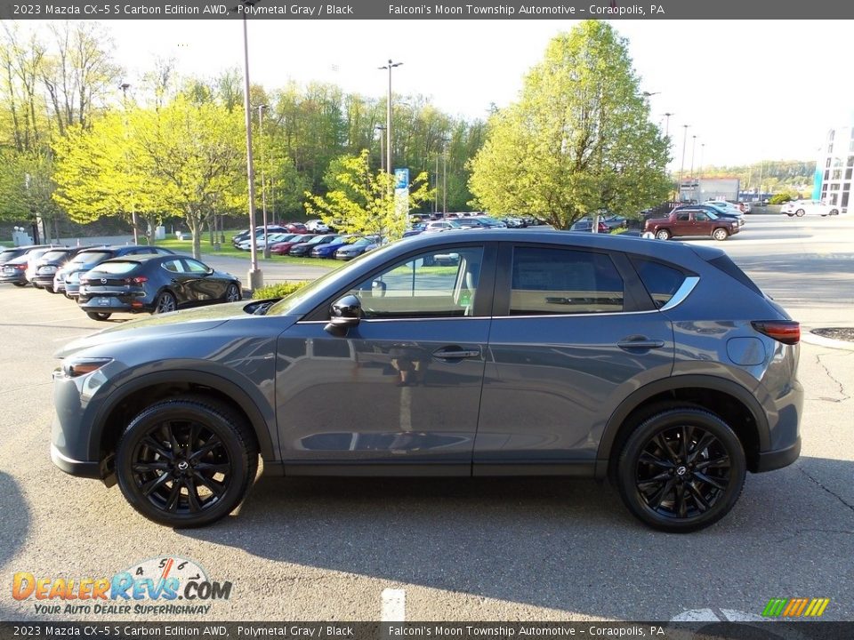 2023 Mazda CX-5 S Carbon Edition AWD Polymetal Gray / Black Photo #6