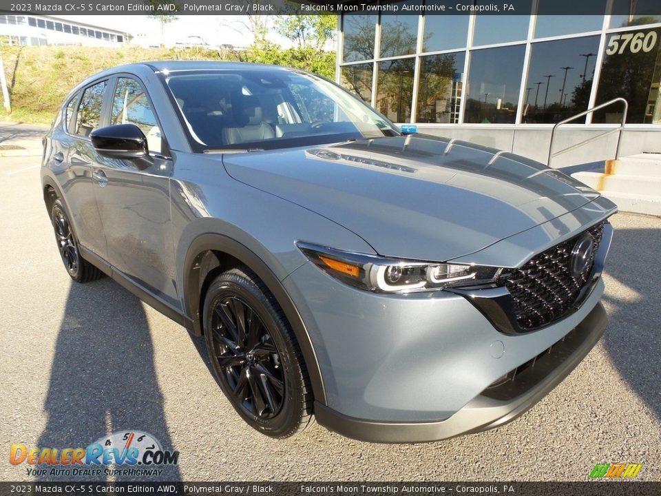 2023 Mazda CX-5 S Carbon Edition AWD Polymetal Gray / Black Photo #9