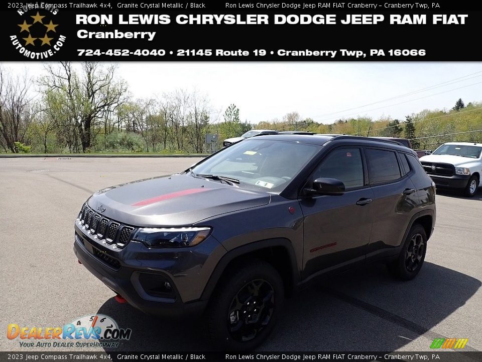 2023 Jeep Compass Trailhawk 4x4 Granite Crystal Metallic / Black Photo #1