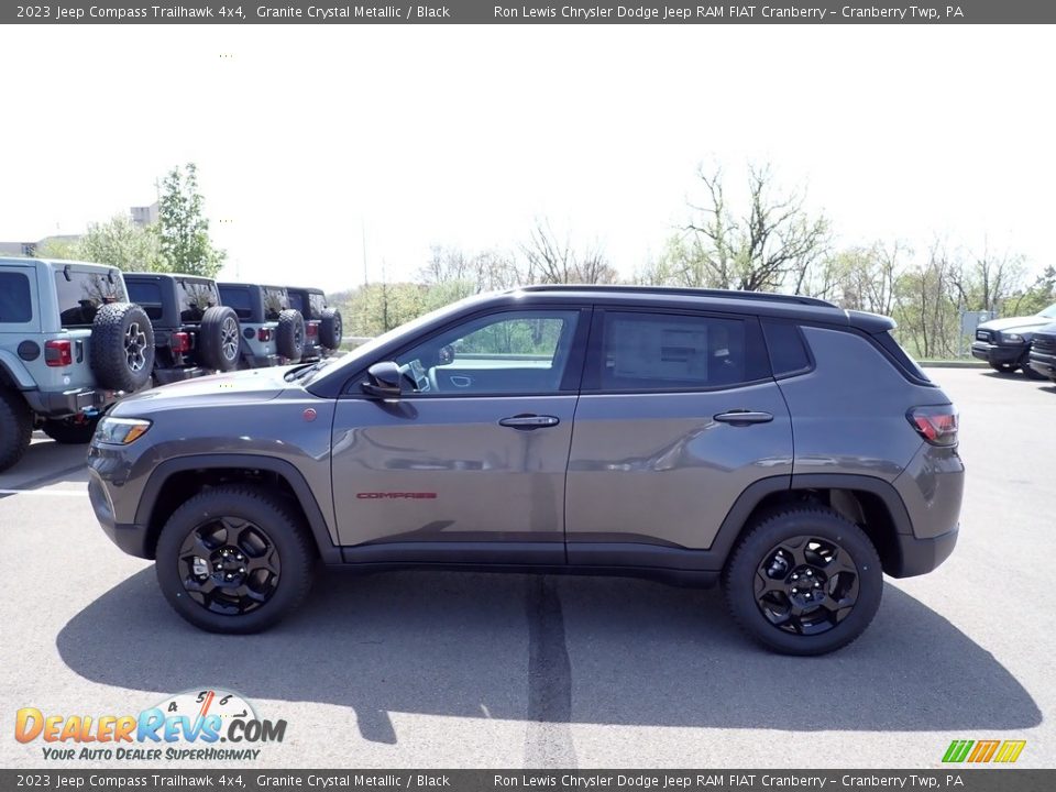 2023 Jeep Compass Trailhawk 4x4 Granite Crystal Metallic / Black Photo #2