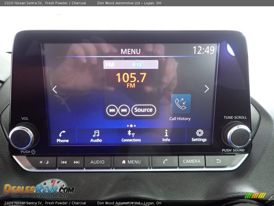 2020 Nissan Sentra SV Fresh Powder / Charcoal Photo #2