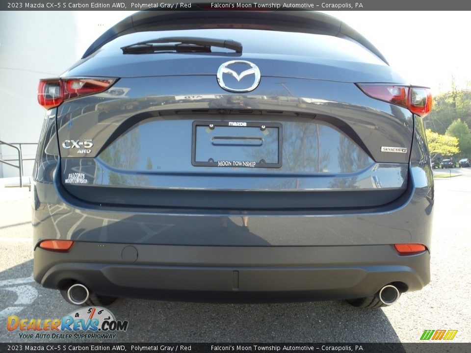 2023 Mazda CX-5 S Carbon Edition AWD Polymetal Gray / Red Photo #3