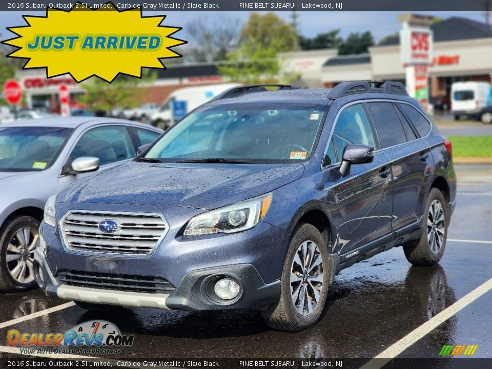 2016 Subaru Outback 2.5i Limited Carbide Gray Metallic / Slate Black Photo #1