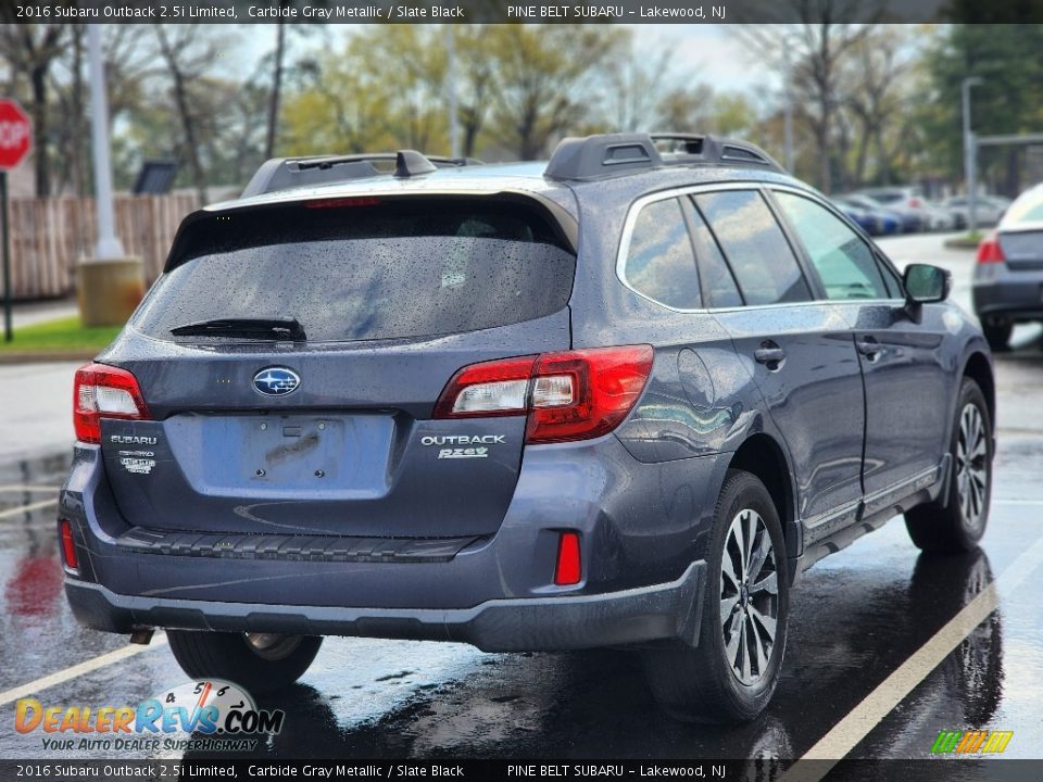 2016 Subaru Outback 2.5i Limited Carbide Gray Metallic / Slate Black Photo #3