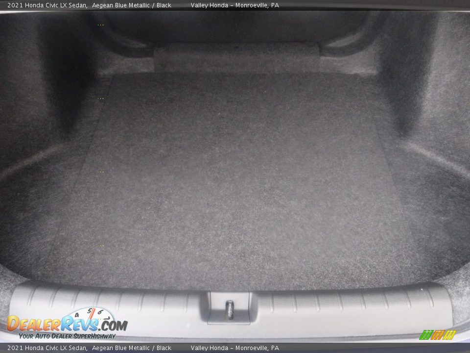 2021 Honda Civic LX Sedan Aegean Blue Metallic / Black Photo #23