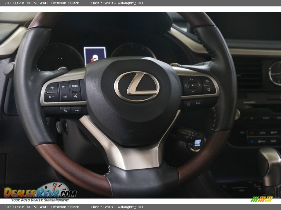 2020 Lexus RX 350 AWD Obsidian / Black Photo #7