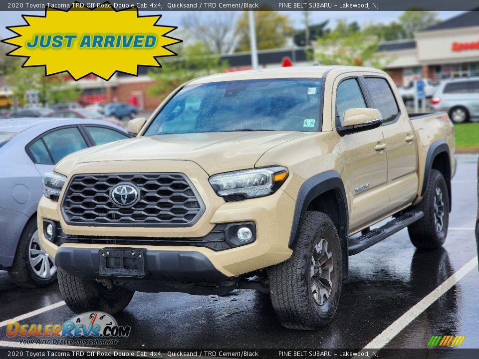 2020 Toyota Tacoma TRD Off Road Double Cab 4x4 Quicksand / TRD Cement/Black Photo #1