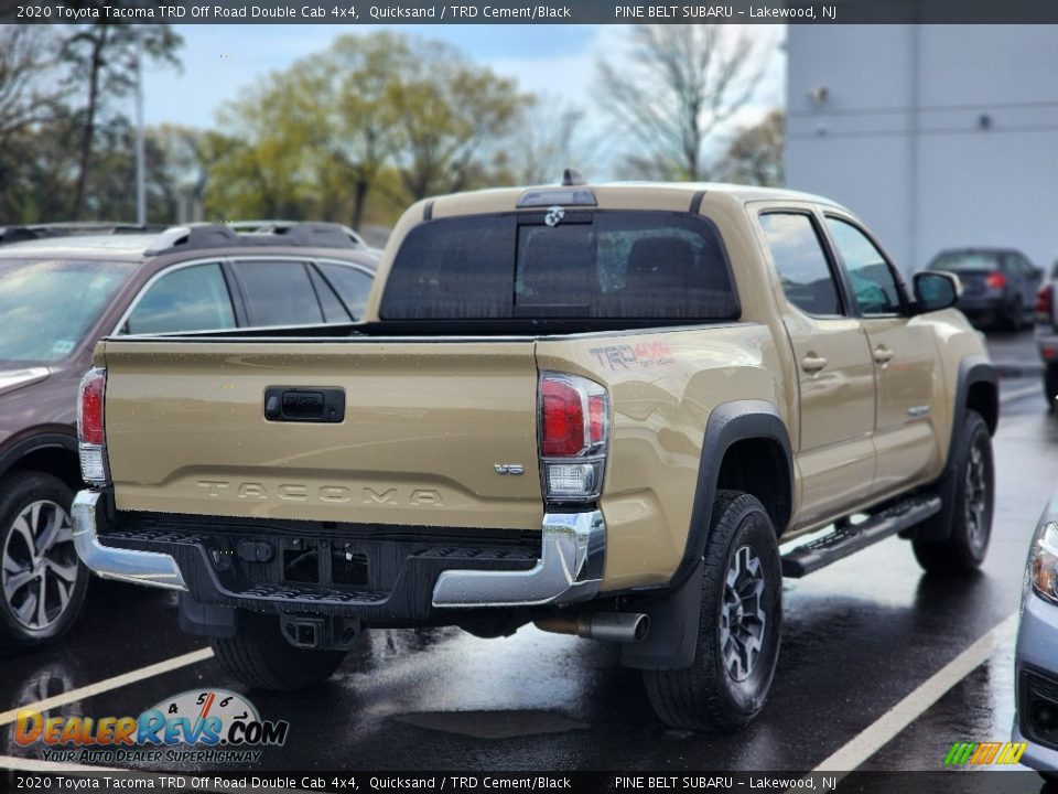 2020 Toyota Tacoma TRD Off Road Double Cab 4x4 Quicksand / TRD Cement/Black Photo #3