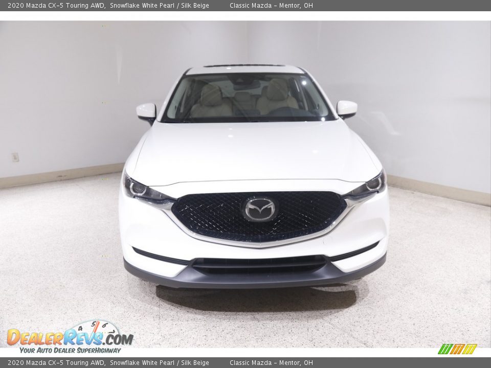 2020 Mazda CX-5 Touring AWD Snowflake White Pearl / Silk Beige Photo #2