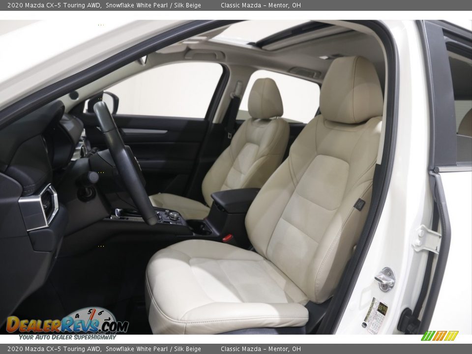2020 Mazda CX-5 Touring AWD Snowflake White Pearl / Silk Beige Photo #5