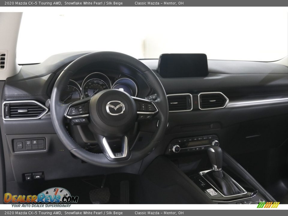 2020 Mazda CX-5 Touring AWD Snowflake White Pearl / Silk Beige Photo #6