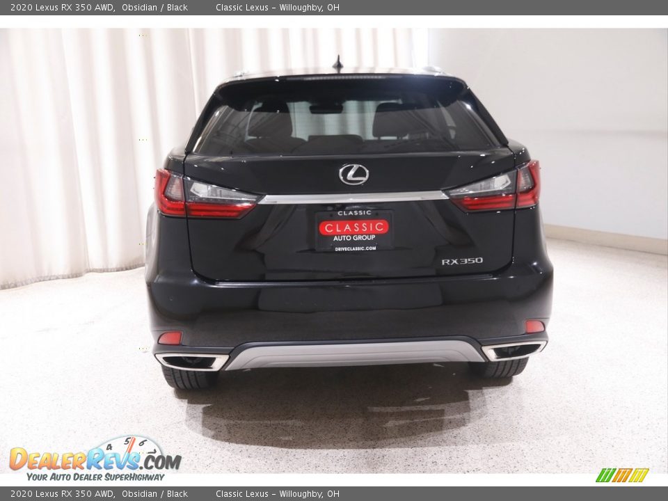 2020 Lexus RX 350 AWD Obsidian / Black Photo #20