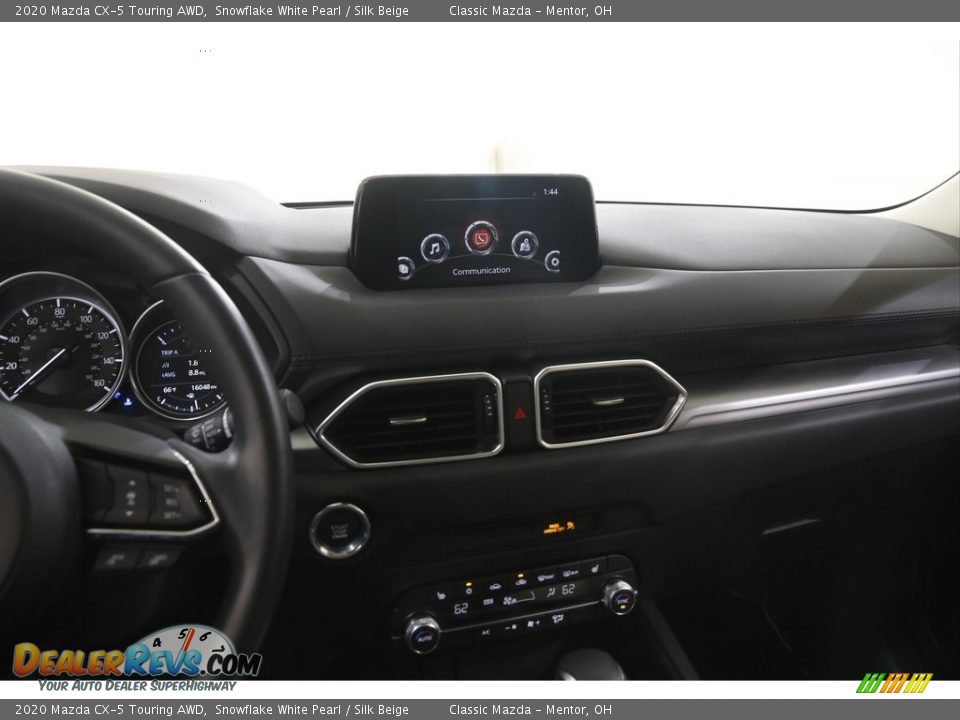2020 Mazda CX-5 Touring AWD Snowflake White Pearl / Silk Beige Photo #9