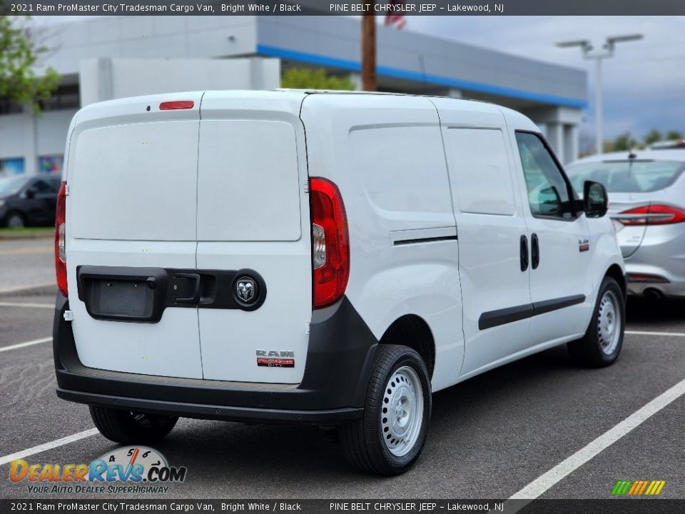 2021 Ram ProMaster City Tradesman Cargo Van Bright White / Black Photo #3