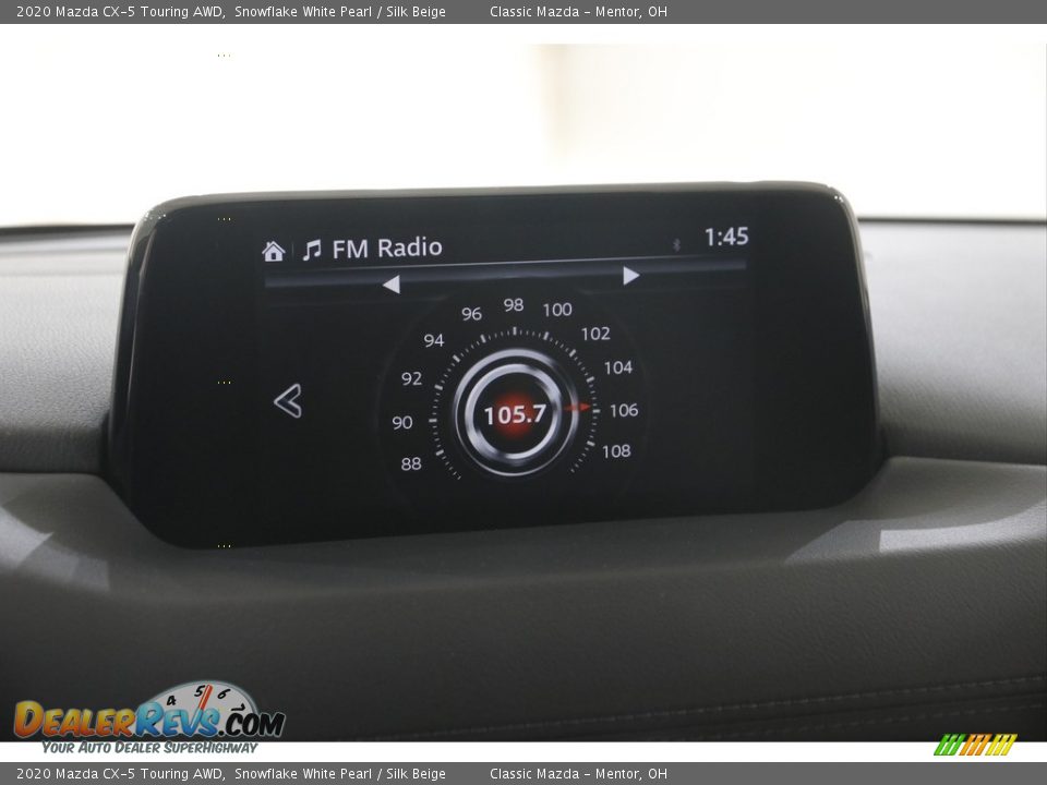 2020 Mazda CX-5 Touring AWD Snowflake White Pearl / Silk Beige Photo #11