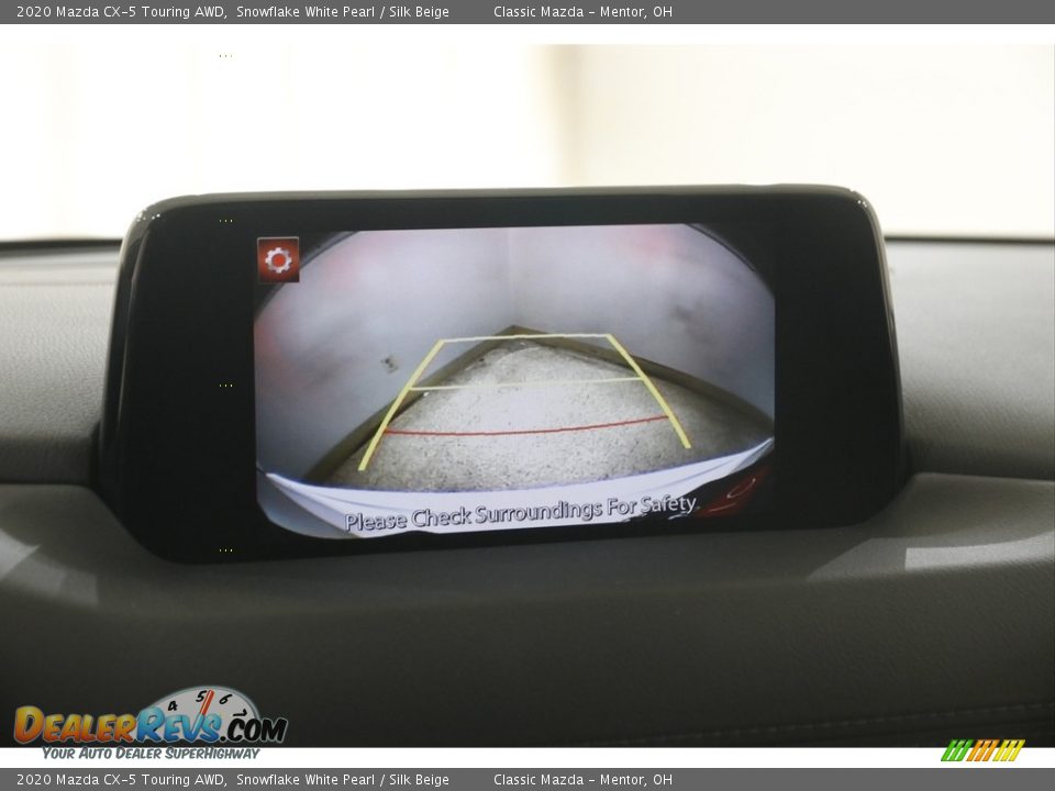 2020 Mazda CX-5 Touring AWD Snowflake White Pearl / Silk Beige Photo #12