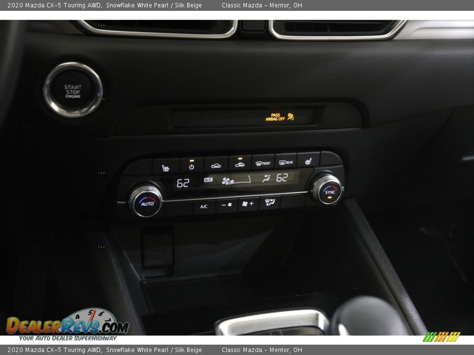 2020 Mazda CX-5 Touring AWD Snowflake White Pearl / Silk Beige Photo #13