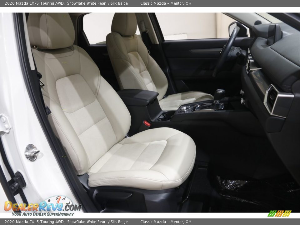 2020 Mazda CX-5 Touring AWD Snowflake White Pearl / Silk Beige Photo #15