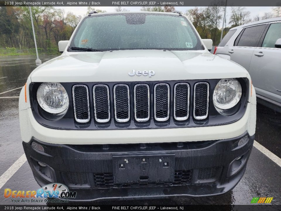 2018 Jeep Renegade Latitude 4x4 Alpine White / Black Photo #2