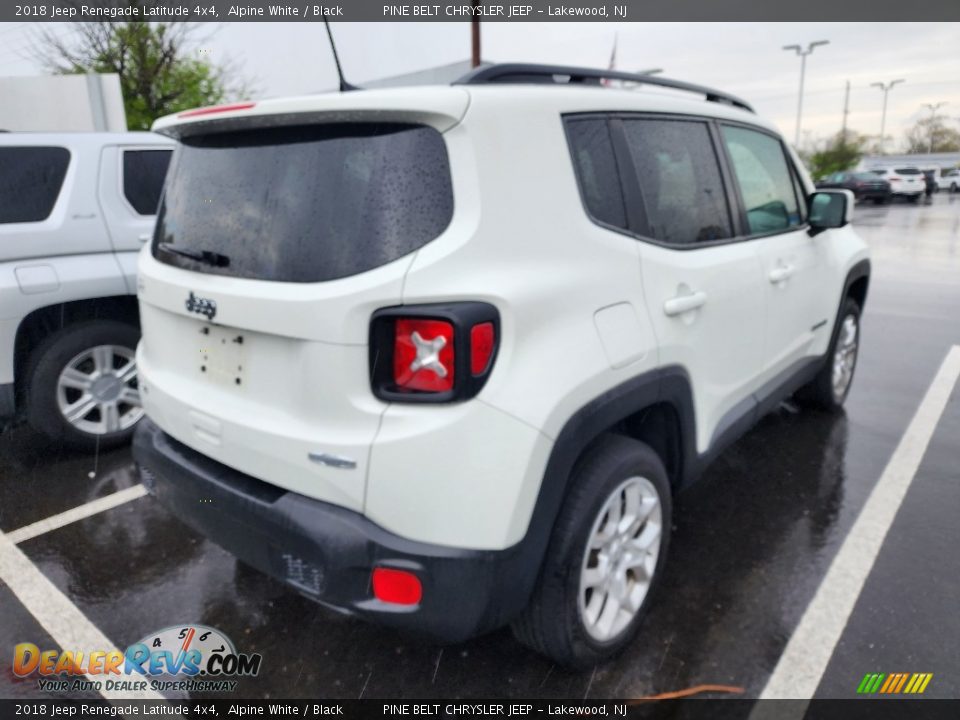 2018 Jeep Renegade Latitude 4x4 Alpine White / Black Photo #3