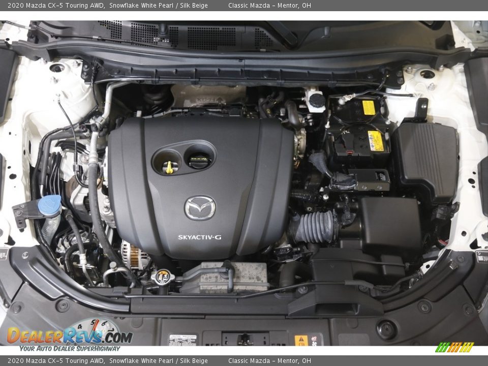 2020 Mazda CX-5 Touring AWD Snowflake White Pearl / Silk Beige Photo #19