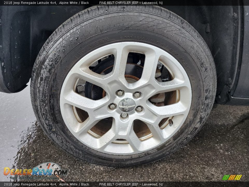 2018 Jeep Renegade Latitude 4x4 Alpine White / Black Photo #6