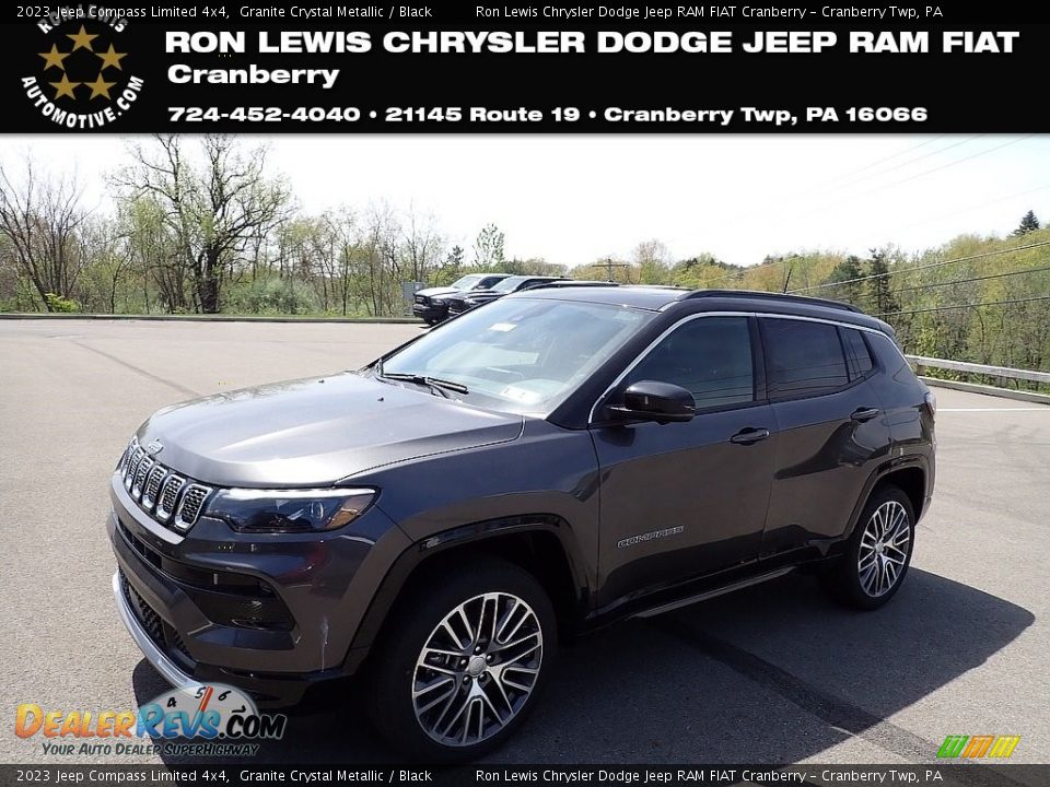 2023 Jeep Compass Limited 4x4 Granite Crystal Metallic / Black Photo #1