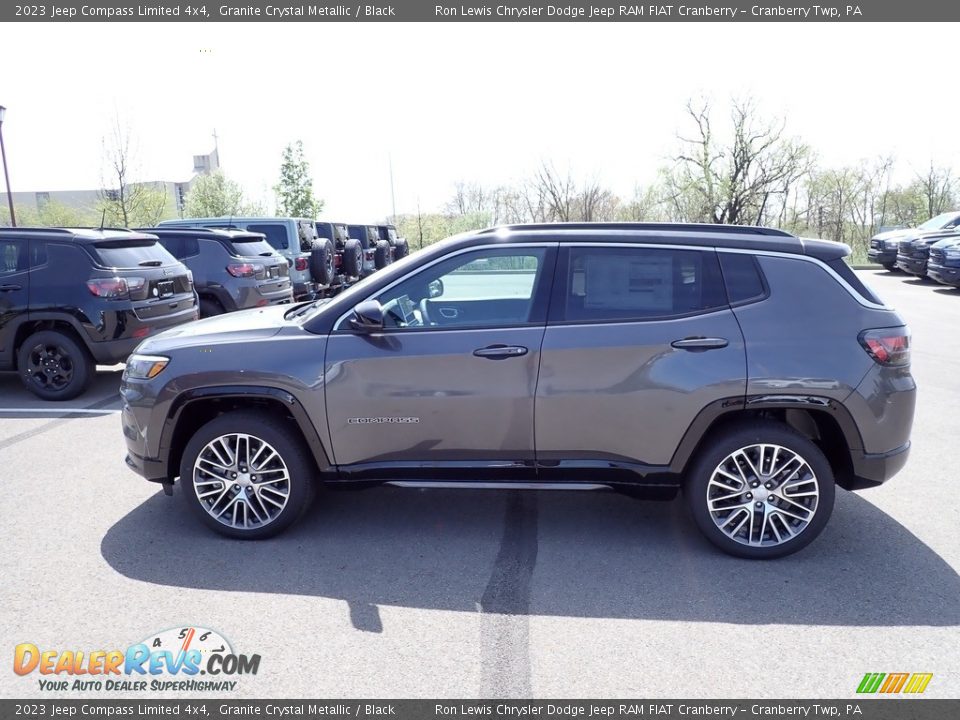 2023 Jeep Compass Limited 4x4 Granite Crystal Metallic / Black Photo #2