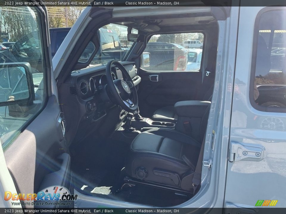 2023 Jeep Wrangler Unlimited Sahara 4XE Hybrid Earl / Black Photo #2