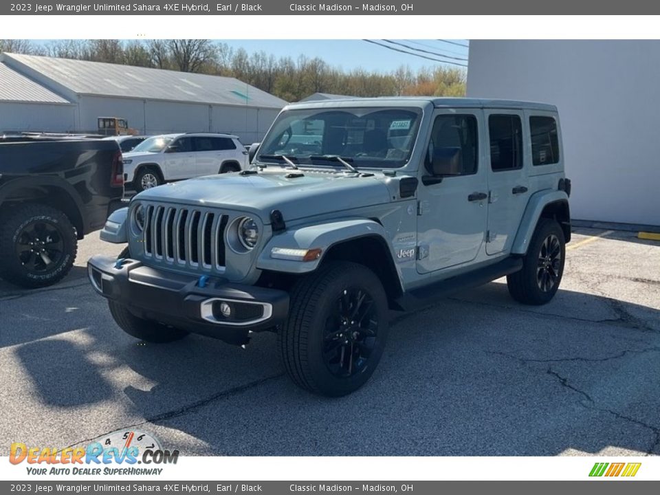 2023 Jeep Wrangler Unlimited Sahara 4XE Hybrid Earl / Black Photo #7