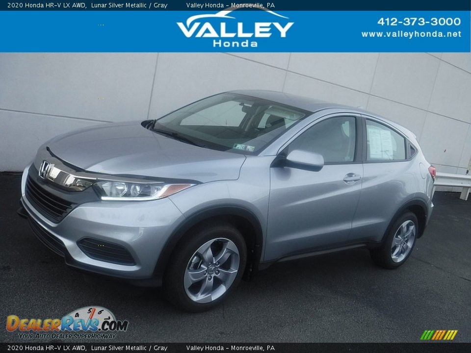 2020 Honda HR-V LX AWD Lunar Silver Metallic / Gray Photo #1