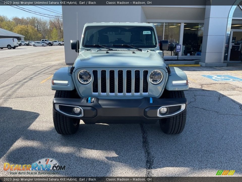 2023 Jeep Wrangler Unlimited Sahara 4XE Hybrid Earl / Black Photo #10