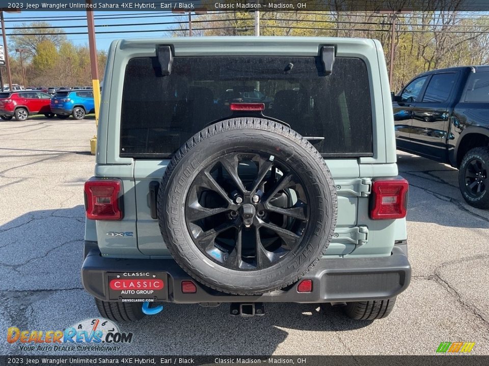 2023 Jeep Wrangler Unlimited Sahara 4XE Hybrid Earl / Black Photo #11